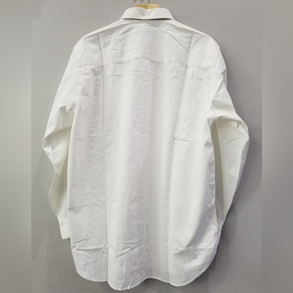 Cutter & Buck Volkswagen White Work Button Shirt Long Sleeve Cotton Mens Medium - Picture 6 of 8